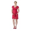 Těhotenské a kojící šaty Rialto Larochette červená s puntíky 0562 (Dámská velikost 36)