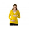 Těhotenské a kojící tričko Rialto Devin, curry 0623