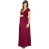 Těhotenské a kojící šaty Rialto Lonchette bordó 0520