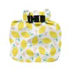 Nepropustná taška na použité plenky nebo plavky Cute Fruit, s citony, žlutá