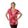 Těhotenské tričko Rialto Court červený potisk 0295 (Dámská velikost 36)