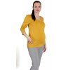 Těhotenské tričko Rialto Ruten žluté 0423 (Dámská velikost 36)