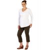 Těhotenské 3/4 manžestrové kalhoty Rialto Sissy khaki