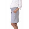 Těhotenská tepláková sukně Rialto Bogny sv. šedý melír 0495