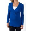 Těhotenské a kojící tričko Rialto Daun modré 0442 (Dámská velikost 34)