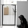 20916 5690 DogSpace Bonie extra vysoká branka 105 cm, kovová, černá, pro psy