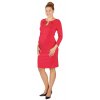 Těhotenské šaty Rialto Lecluse červené 0491