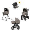 Odlehčený kočárek do terénu APTICA XT Tundra Beige s adaptivním odpružením, prostornou korbičkou s 5-ti okénky, o 1,5 kg lehčím podvozkem s velkými koly a polohovací autosedačkou DARWIN RECLINE.  béžový