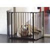 BabyDan Prostorová zábrana pro pejsky Pet Flex M, kovová, černá 146cm