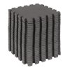 Dětský hrací koberec z 25 kusů extra silných pěnových puzzlí 5x5 SET25 cool grey , výška 1,4cm
