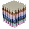 Sada 24 ks pěnových puzzlí v 8 barvách