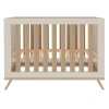 Sienna Cashmere 120x60 kiságy szemből középső ágyrács állás