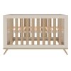 Sienna Cashmere 140x70 kiságy szemből felső ágyrács állás