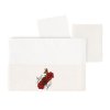Hugs Factory 3-dílná sada povlečení do postýlky Vanilla dekor Red Rosses Grey, BIO