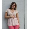 Těhotenské tričko z organické bavlny Rialto Doncols 0180 (Dámská velikost 36)