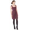 Dámské šaty Rialto HARPA černá s růžovým vzorem 0363
