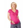 Těhotenské a kojicí tričko Rialto Dison růžové 0297 (Dámská velikost 38)