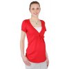 Těhotenské a kojicí tričko Rialto DIZY červené 0191 (Dámská velikost 40)
