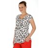 Těhotenské tričko Rialto Salice bíločerná kostka 7694 (Dámská velikost 40)