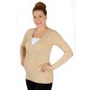 Těhotenské a kojicí tričko Rialto Devin pruhované 0277 (Dámská velikost 36)