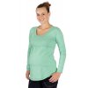 Těhotenské tričko Rialto Borvemore zelené 0071 (Dámská velikost 34)