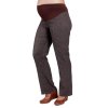 Těhotenské kalhoty Rialto Chicio hnědočerný melír 0241 (Dámská velikost 36)