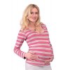 Těhotenské tričko Rialto Reves pruhované 0278 (Dámská velikost 38)