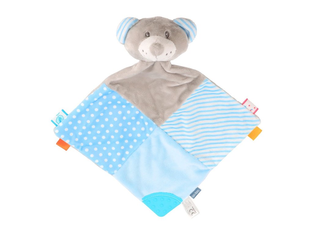 Zaspávačik Medvedík Baby Mix modrý