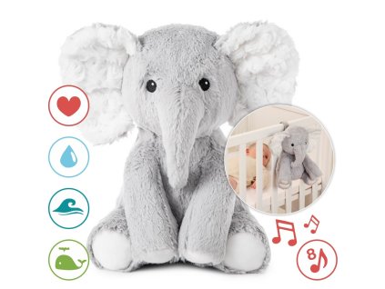 Cloud b®Eli The Elephant ™, Zvieratko s melódiou-Sloník, 0m+