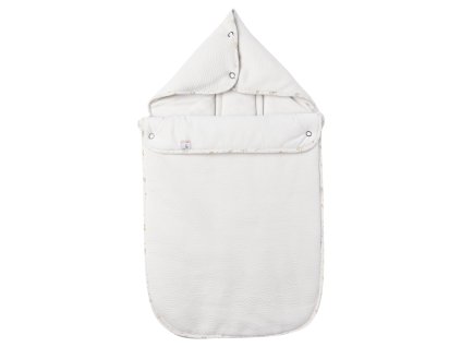 Bebe-Jou Fusáčik do autosedačky 0+ Bébé-Jou Fabulous Wish Grey