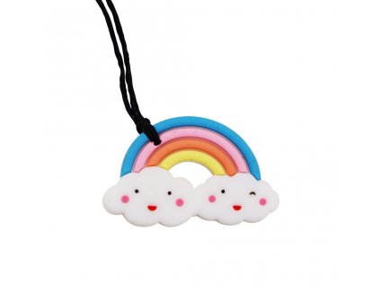 Uklidňující přívěsek Duha, pastelový