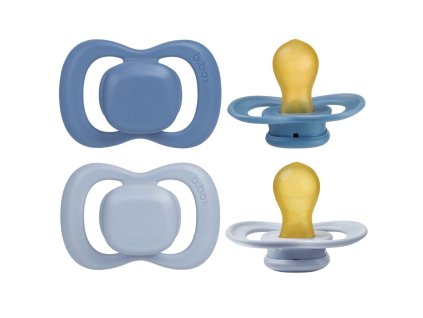 Dudlíky z přírodního kaučuku 6m+, 2ks