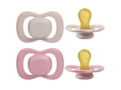 Dudlíky z přírodního kaučuku 6m+, 2ks