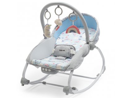 Multifunkčné hojdacie lehátko pre miminko Baby Mix unicorn