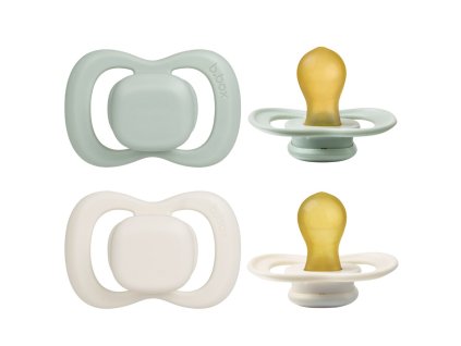 Dudlíky z přírodního kaučuku 6m+, 2ks