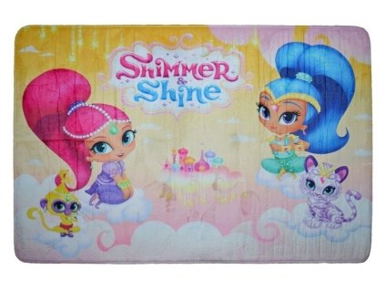 Nickelodeon Detský koberec, ultra mäkký, Shimmer & Shine 100 x 150cm