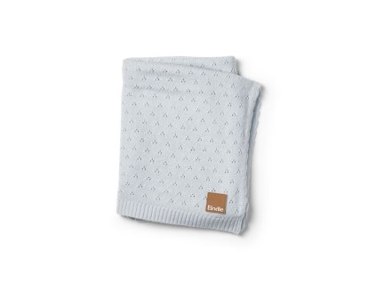 Pointelle Blanket Elodie Details - Bermuda Blue