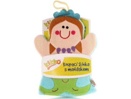 XKKO Rukavica na kúpanie s bábkou - Morská panna