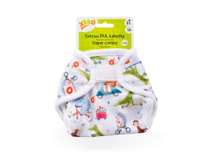 XKKO Vrchné plienkové nohavičky Newborn - ZOO on the Road