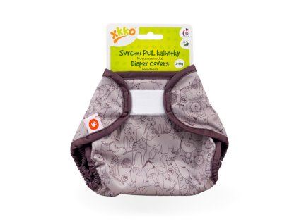 XKKO Vrchné plienkové nohavičky Newborn - Safari Atmosphere