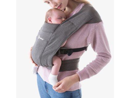 ERGOBABY | Nosič EMBRACE - SOFT KNIT - HEATHER GREY