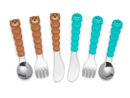 Dětský příbor Medvěd/ Žralok