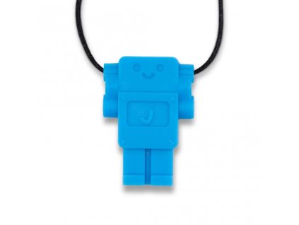 Uklidňující přívěsek Robot, světle modrý