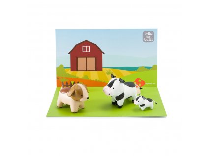 Little Big Friend 3D kartónová scénografia s motívom - Farma