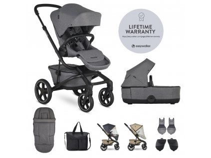 EASYWALKER Kočík kombinovaný Jimmey Iris Grey XXL RWS