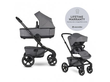 EASYWALKER Kočík kombinovaný Jimmey 2v1 Iris Grey LITE RWS