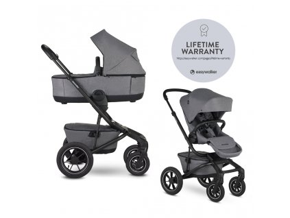 EASYWALKER Kočík kombinovaný Jimmey 2v1 Iris Grey LITE AIR