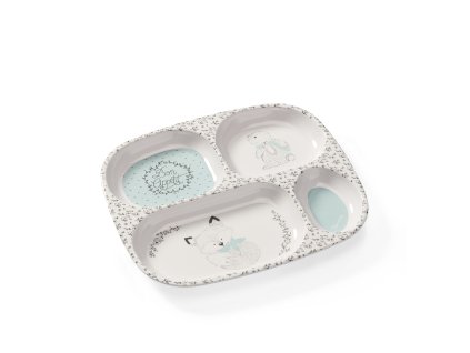 Dělený melaminový talířek, Forest