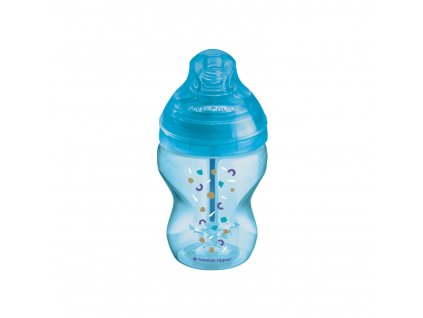 Dojčenská fľaša ANTI-COLIC, 0+, 260 ml, modrá, 1ks