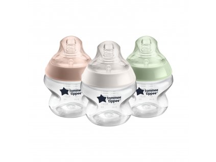 Set dojčenských fliaš, 150 ml, rôzne farby, 3ks